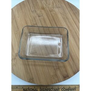 Pyrex 7210 Clear Casserole Baking Dish 3 Cup Rectangle‎ Ovenware 7" x 5" x 1.5"